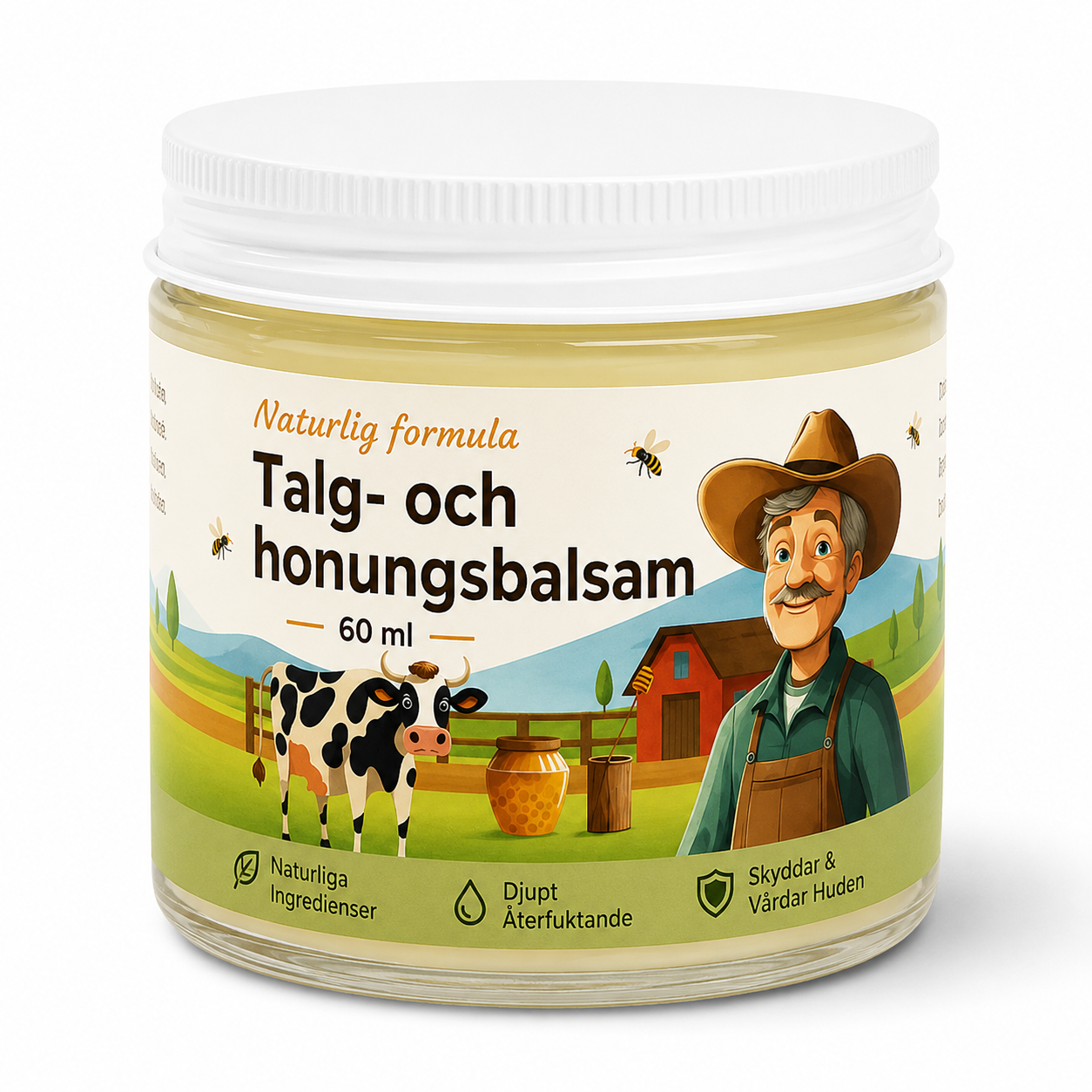 Talg- och honungsbalsam – 60 ml