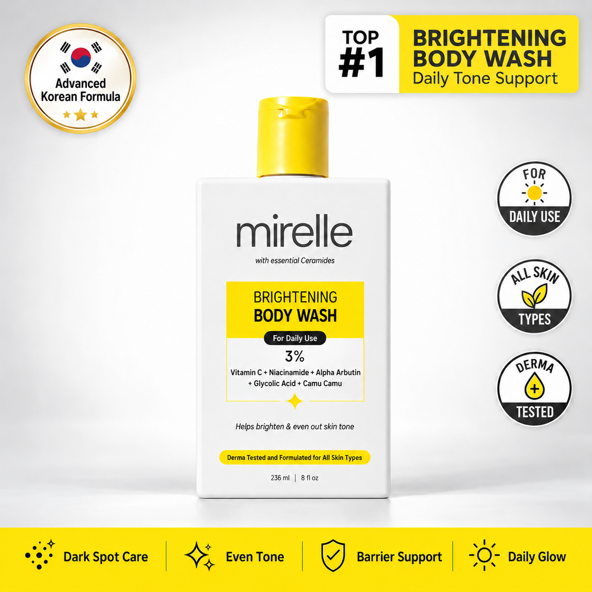 Korean Hyperpigmentation Correcting Body Wash